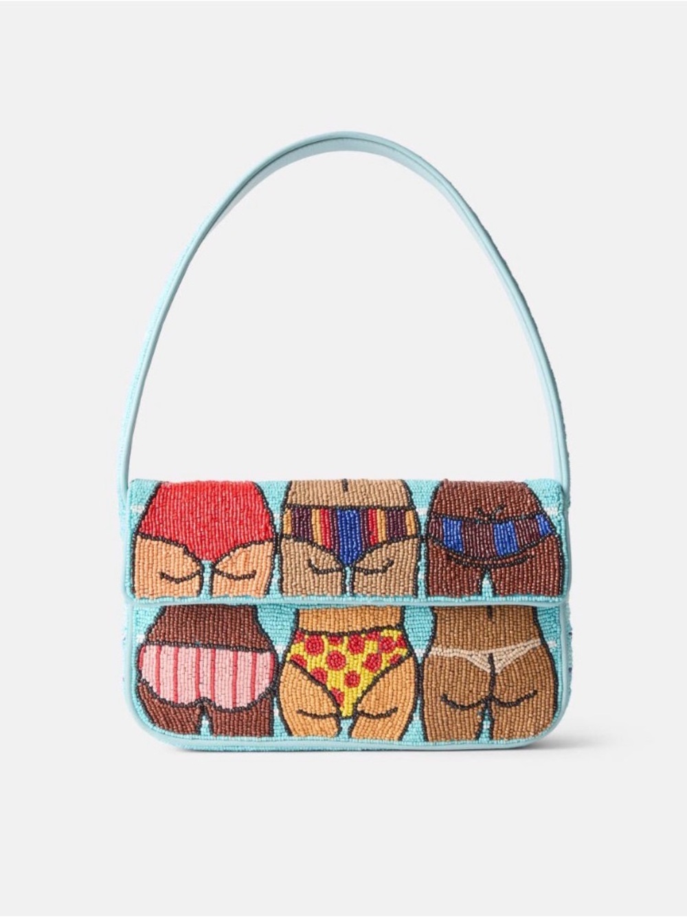STAUD Tommy Beach Bum Beaded Bag